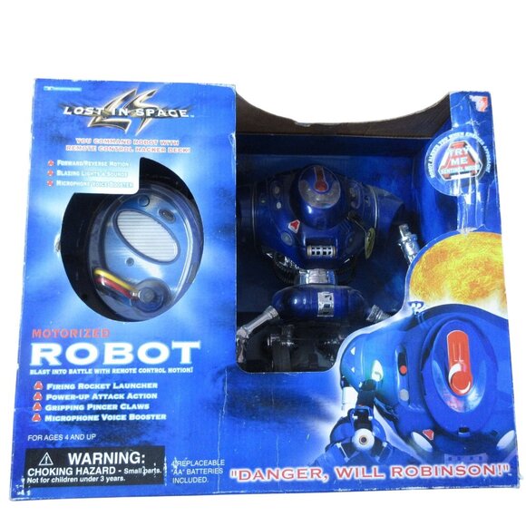 Lost in Space Robot 1997 Remote Controlled Motorized Toy Trendmasters - Picture 1 of 8